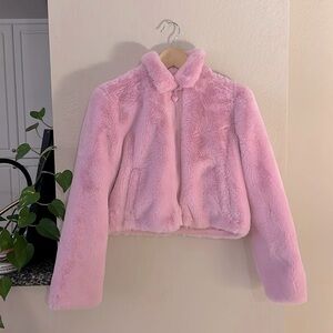 Sugar Thrillz Sweet Cupid's Fool Faux Fur Jacket J07
